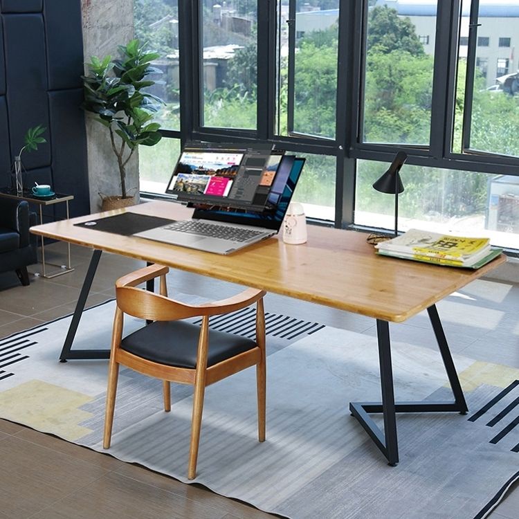 楠竹定制桌面板一字板簡約桌板竹子桌子實木板定做置物架防水現代