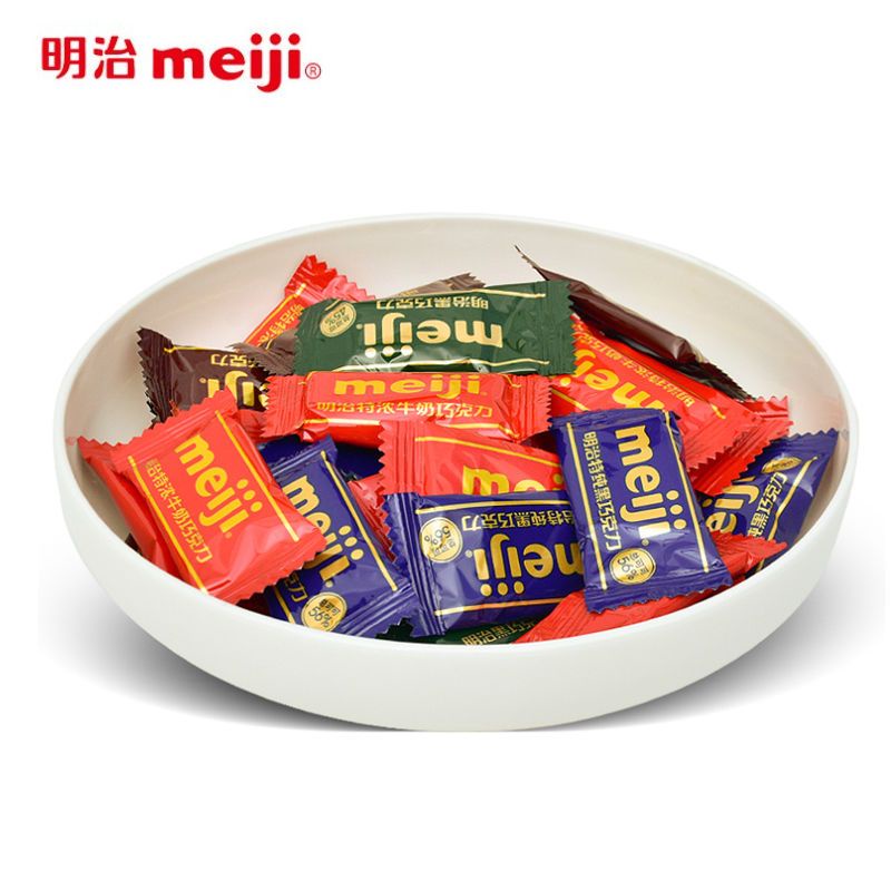 【99免運】Meiji明治排塊特濃牛奶特純黑巧克力純可可脂/散裝網紅休閑零食