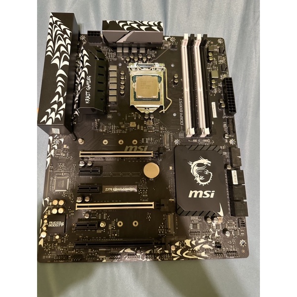 MSI Z370 KRAIT GAMING ATX 獨家蛇板 二手良品