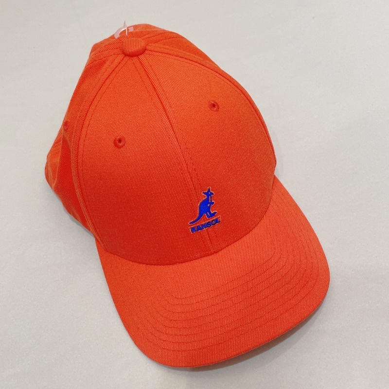 正版 KANGOL 有吊牌 全新 帽子 橘色帽子 袋鼠牌🦘 棒球帽 橘紅色 W19S8650OGL-XL