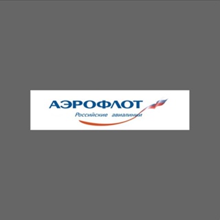 俄羅斯航空 白底藍字 LOGO 橫幅 防水3M貼紙 尺寸120x30mm