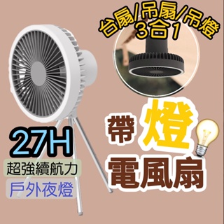 【露營必備/小夜燈電扇】USB供電 電風扇 電風扇燈 露營風扇 風扇燈 戶外電扇燈 露營 風扇 吊扇燈 三腳架風扇