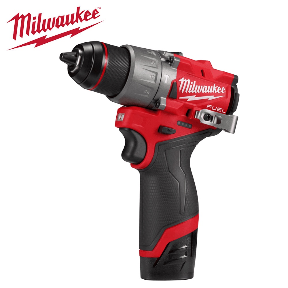 Milwaukee 美沃奇 12V鋰電無碳刷震動電鑽 M12 FPD2｜ASTool