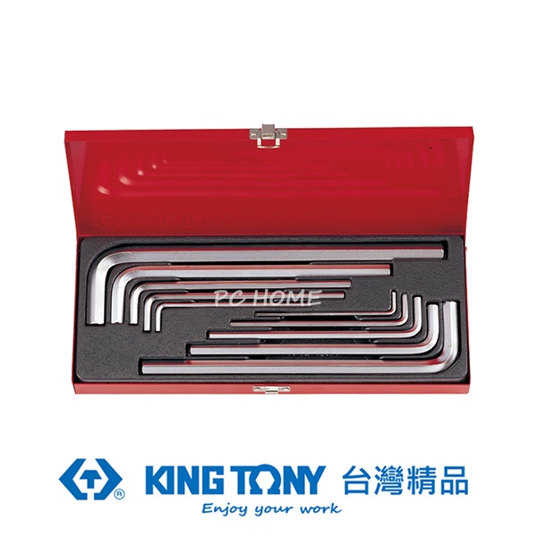 KING TONY 專業級工具 10件式 特長六角扳手組 KT20210MR