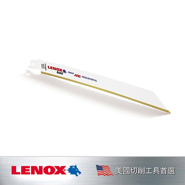 美國 狼牌 LENOX 軍刀鋸片 孤形鋸條 金屬 LET21072624GR(5pc)｜ASTool 亞仕托