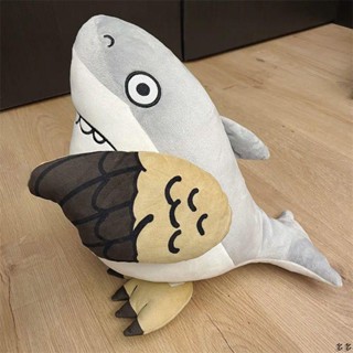 抱枕 毛絨玩偶 惡搞鯊雕公仔毛絨玩具鯊手搞怪鯊魚蜜蜂鯊狗玩偶男禮物鯊bee女生