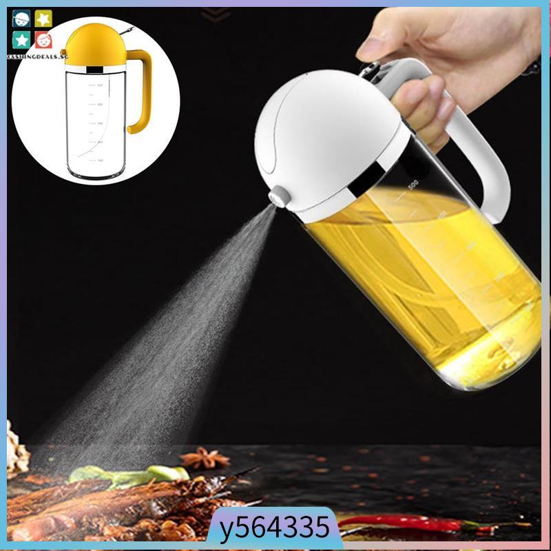 Oil Sprayer for Cooking 500ML Olive Oil Spray Bottle with Po