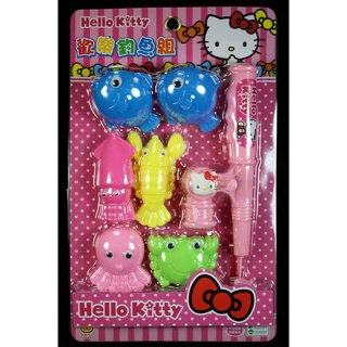 正版授權 Hello Kitty 凱蒂貓 歡樂釣魚組 洗澡玩具 ST安全玩具 【0511375】