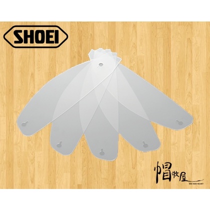 【帽牧屋】『預購』SHOEI X14 全罩安全帽 配件 公司貨 防刮片 CWR-F 單片