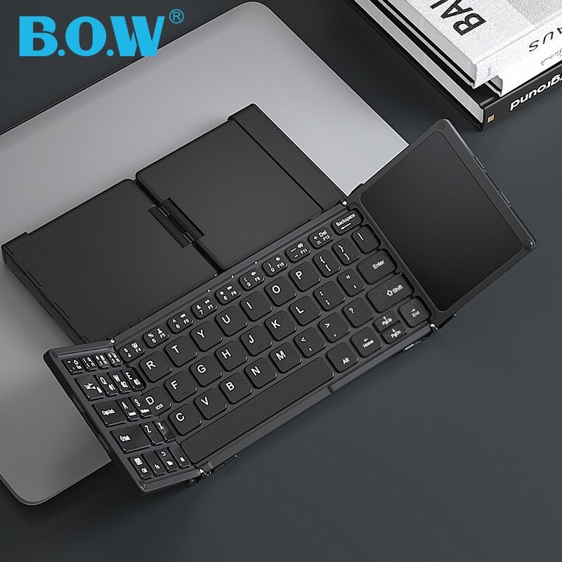 ✍【】航世（BOW）HB318 超薄摺疊三鍵盤 手機平板ipad電