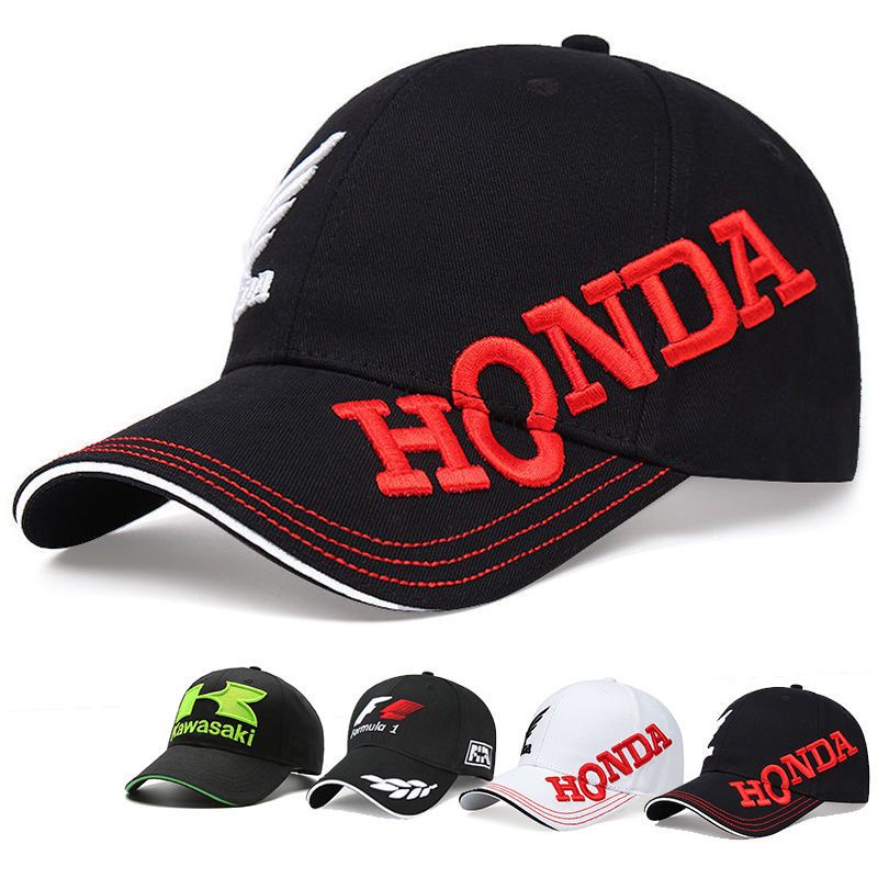 棒球帽 鴨舌帽帽子MOTO GP 賽車 F1 棒球帽帽子可調節休閒卡車帽