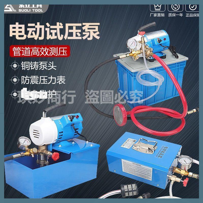 手提式電動試壓泵 DSY-60/25/100管道試壓泵 打壓泵 測試泵全銅頭