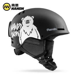 南恩NANDN滑雪頭盔單雙闆滑雪裝備護具男女保暖防撞雪盔NT30