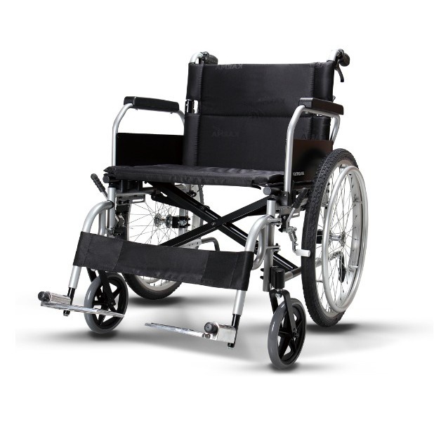 《好康醫療網》KARMA康揚鋁合金手動輪椅KM-8520X(加大座寬20吋22吋)載重160公斤(輔具特約經銷商)
