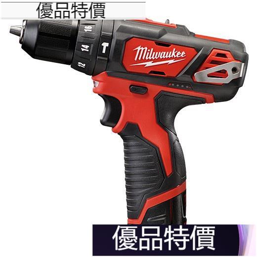 優品.充電衝擊起子機｜Milwaukee 米沃奇 12V鋰電震動電鑽 M12 BPD-202