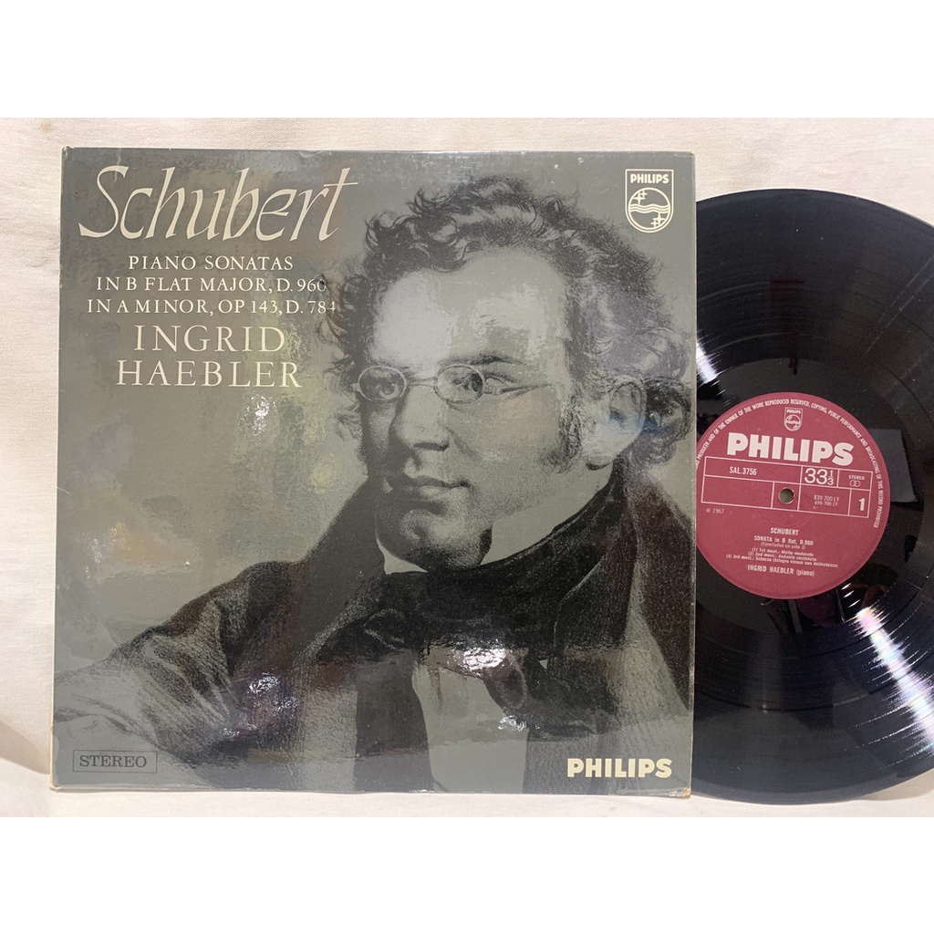 230605/Philips-SAL 3756/舒伯特-鋼琴奏鳴曲D.960&amp;784/海布勒