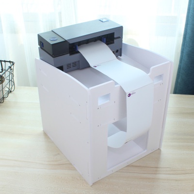 小資~快遞印表機架辦公室桌面熱敏紙條碼印表機支架電子面單收納置物架
