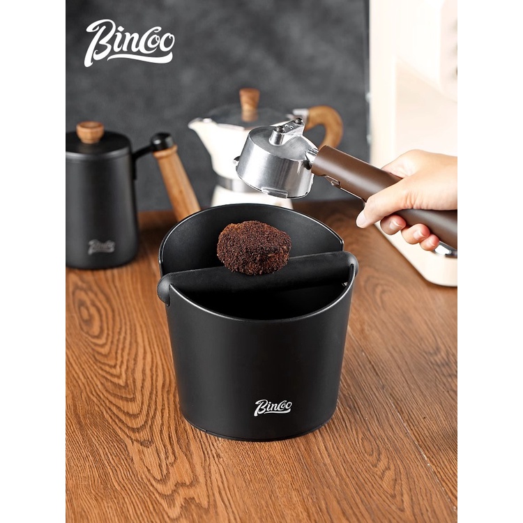 Bincoo 咖啡粉渣桶 家用 意式咖啡機 大號 敲渣桶 防滑 倒渣收納 配件 咖啡渣桶 意式咖啡機