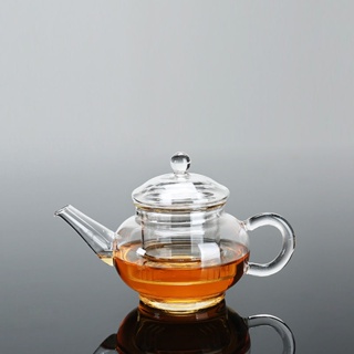 耐熱茶壺玻璃花茶功夫紅茶杯過濾沖茶器家用水壺玻璃泡茶壺茶具