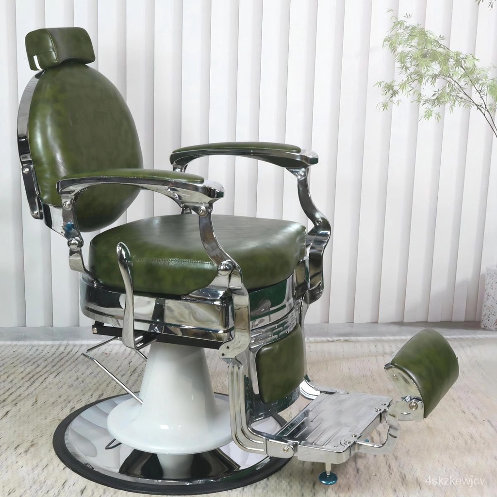 『 支援安裝』 男士理髮館複古油頭理髮椅可放倒背美髮椅髮廊剪髮椅颳衚椅頭療椅 AMKL
