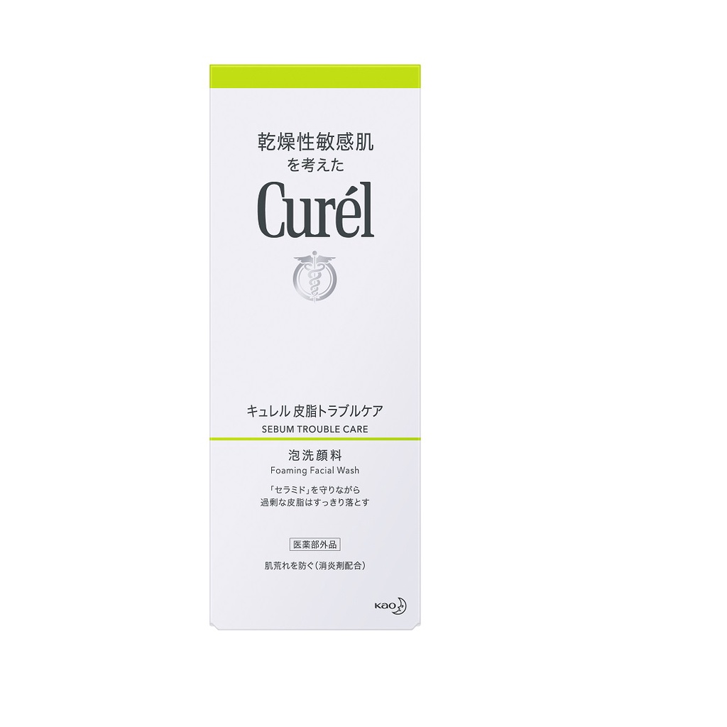 Curel 控油保濕洗顏慕絲150ml【Tomod's特美事】