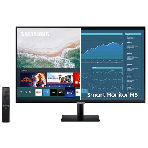 SAMSUNG S27BM500EC 螢幕 免運 顯示器 27吋 智慧聯網 平面顯示器 Smart Monitor M5
