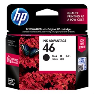 HP 惠普 CZ637AA 46 黑色 墨水匣 原廠 HP 墨水匣 DeskJet 2029 / 4729