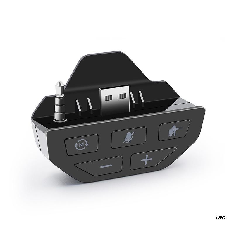 ღiwo  立體聲耳機適配器-音頻適配器Xbox One遊戲手柄的耳機