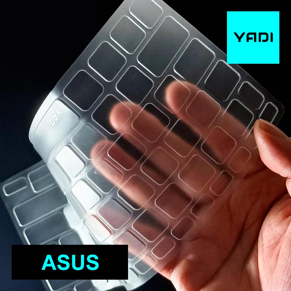 【YADI】ASUS TUF Gaming F15 (2022) FX507ZM 專用 高透光SGS抗菌鍵盤保護膜