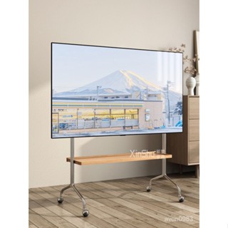 【新款】顯示器掛架 ins中古傢具電視架 傢用小戶型落地電視支架可移動通用 電視落地架 電視腳架 電視移動架 YNZU