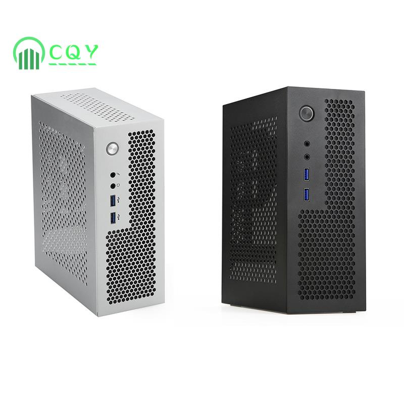 ♡A09 HTPC電腦機箱迷你ITX遊戲電腦機箱臺式機機箱USB3.0電