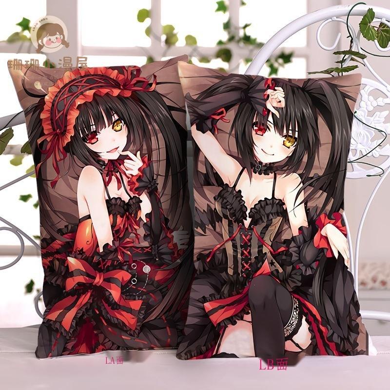 【台灣 出貨】✳  約會大作戰抱枕動漫二次元五河琴里狂三折紙學生宿舍定制半身抱枕 毛絨玩具 長條 夾腿布娃娃 可愛公仔