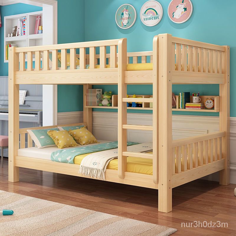 【廠傢直銷】實木上下床雙層床兩層高低床雙人床上下鋪木床兒童床子母床組閤床 GCKD