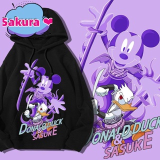 【Sakura ❤️新款】🚀✨ 有童碼 成人碼 迪士尼聯名火影忍者兒童衣服男衛衣薄動漫百搭連帽外套上衣潮