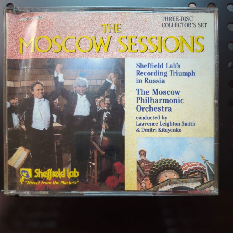 美國版無IFPI 3CD Moscow Sessions莫斯科盛會 喇叭花 Sheffield Lab