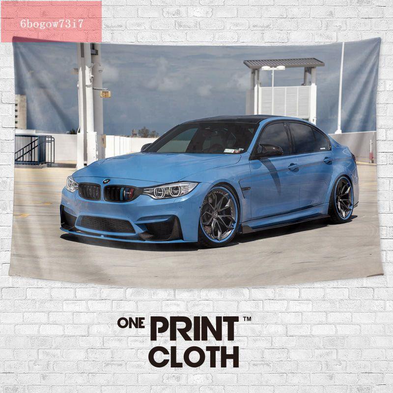 BMW寶馬7系F01轎車汽車車行工作室周邊裝飾背景墻布海報掛毯掛布（bogow印花)