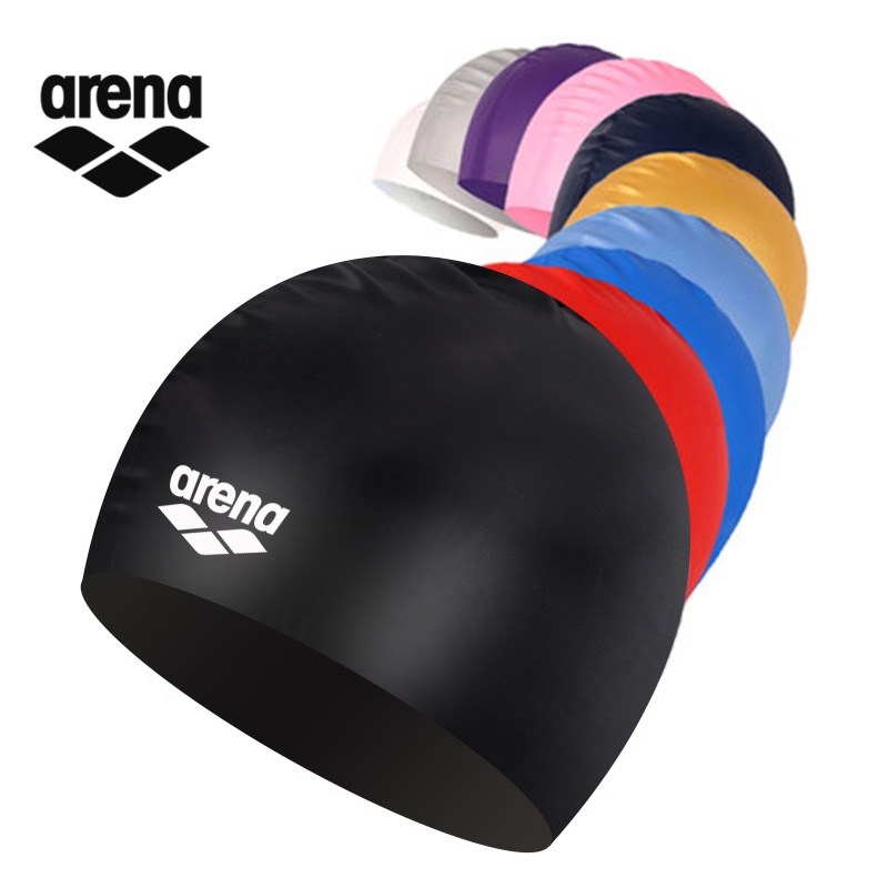 Arena/阿瑞娜硅膠泳帽兒童泳帽成人游泳帽青少年硅膠泳帽男女泳帽