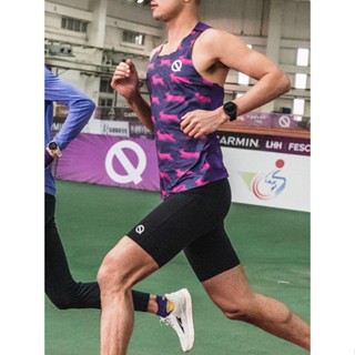 馬拉鬆背心 運動T恤 田徑訓練服 QINKUNG輕功體育兔年限定情侶款競技跑步背心專業馬拉鬆比賽裝備
