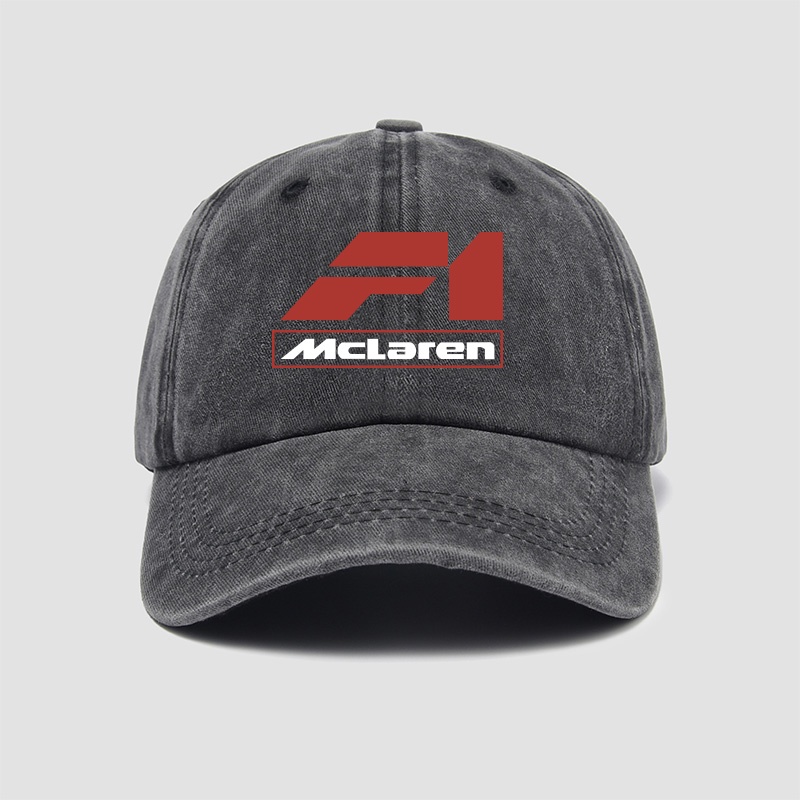 F1邁凱倫McLaren車隊帽子棒球帽男女潮鴨舌帽遮陽帽戶外防曬休閑