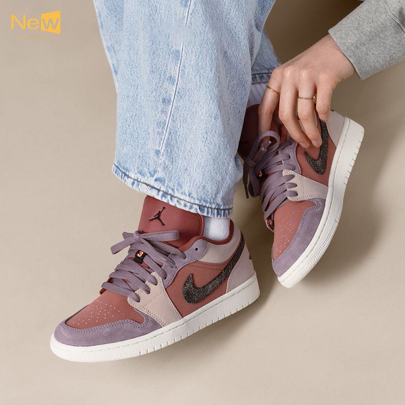 Nike Air Jordan 1 Low Canyon Rust 紅粉紫 紅豆 女鞋 DC0774-602