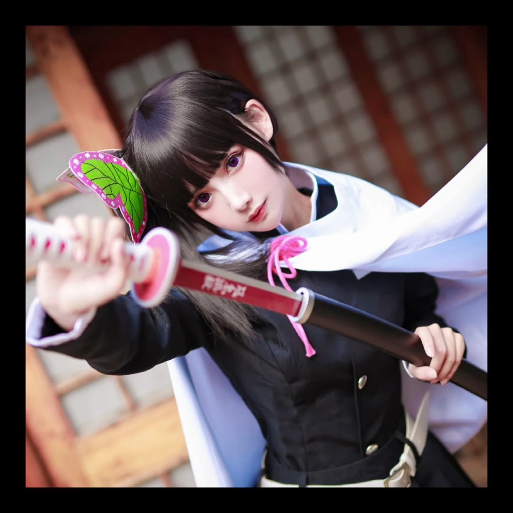 鬼滅之刃 栗花落 香奈乎 cos 鬼殺隊 隊服 cosplay 兒童  成人 服裝 全套