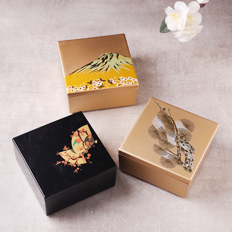 “陶色之家”日式創意ABS方形鰻魚飯盒出口壽司盒便當盒懷石料理復古刺身盒子.K8