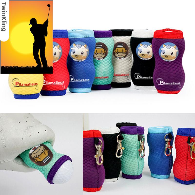 韓版高爾夫球小腰包裝球小球袋配件包高爾夫配件袋3D潛水面料