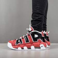 Nike Air More Uptempo 黑紅時尚百搭休閒運動鞋 921948-600男女鞋