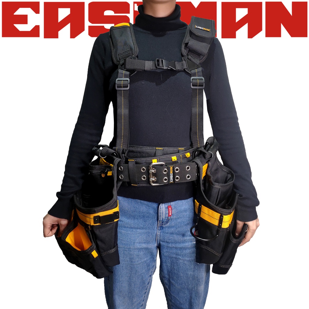 EASEMAN工具包腰包電工工具袋重型多功能加厚維修組合套裝腰帶
