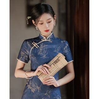 限定特賣改良高階感旗袍2023新款年輕款高階少女新中式民國日常連衣裙夏季新品
