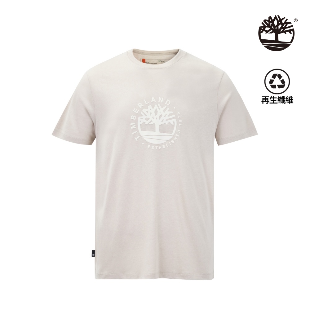 Timberland 中性化石灰天絲™Logo短袖T恤|A6QWKCY2