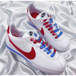 Nike Cortez Basic 皮革 白底紅勾 白藍紅 904764-103