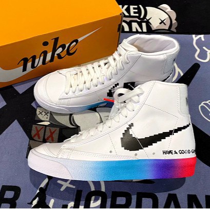 Nike Blazer Mid 77 電玩像素 開拓者 夜光鞋 高筒鞋 滑板鞋 休閒運動板鞋 DC3281-101