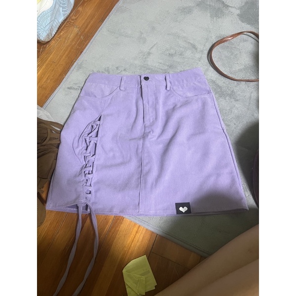 粉紫色蝴蝶結短裙～🟣